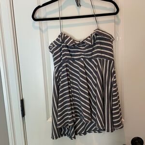 Free people striped halter top